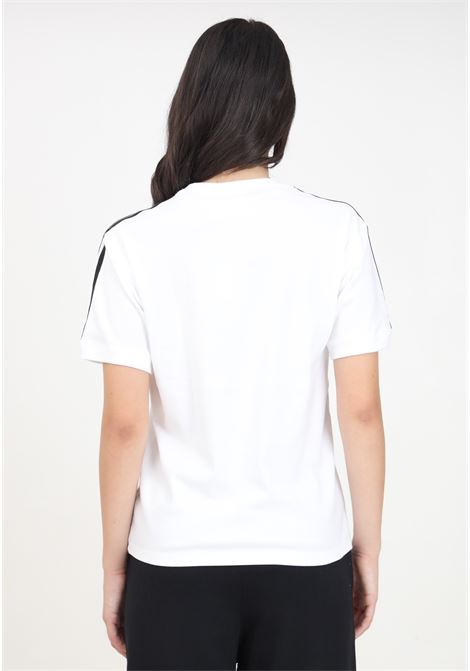 White 3-STRIPES short sleeve t-shirt for women ADIDAS ORIGINALS | IR8051.